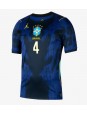 Moški Nogometna dresi replika Brazilija Marquinhos #4 Gostujoči SP 2026 Kratek rokav
